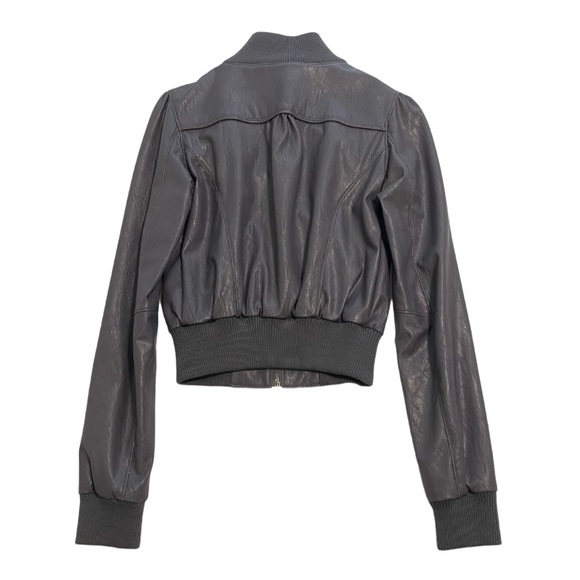 Material Girl Gray Bomber S - Picture 2 of 4